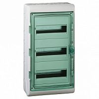 Распределительный шкаф KAEDRA, 54 мод., IP65, навесной, пластик, с клеммами | код. 13436 | Schneider Electric